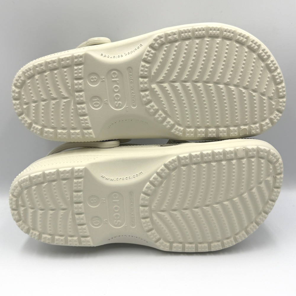 Crocs Classic Clog Linen 10001-0HZ M8/W10 **NEW** - Picture 9 of 10